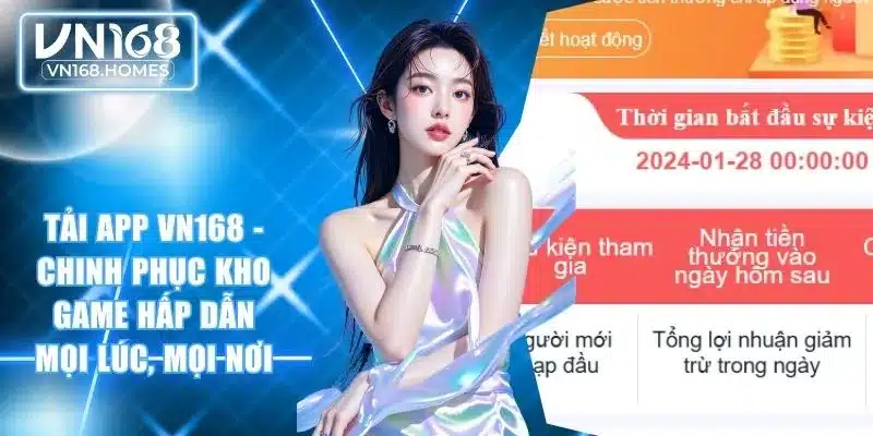 Tải App VN168 - Chinh Phục Kho Game Hấp Dẫn Mọi Lúc, Mọi Nơi