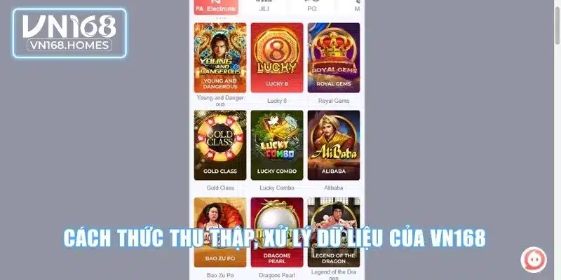 Cách thức thu thập, xử lý dữ liệu của VN168