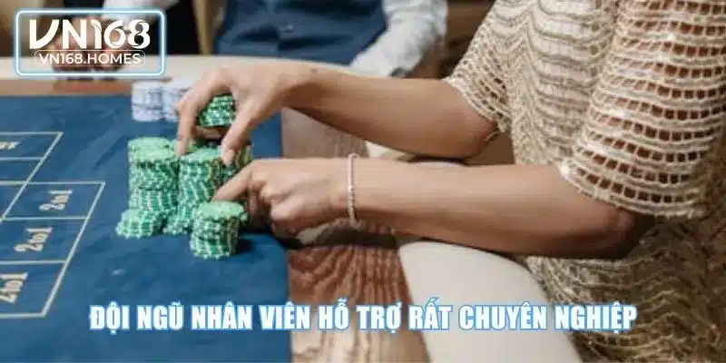 Đội ngũ nhân viên hỗ trợ rất chuyên nghiệp